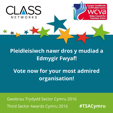 FTWW Nominated for WCVA Third Sector Awards Cymru 2016