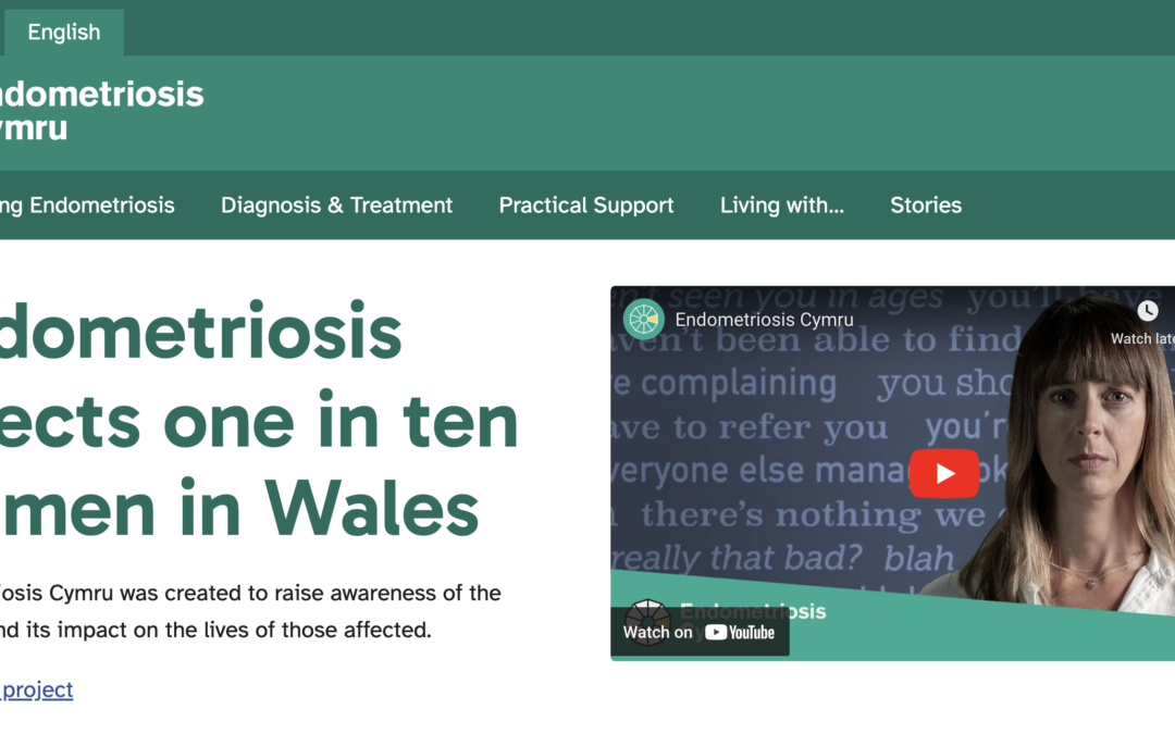 Endometriosis Cymru website and symptom reporting tool now live