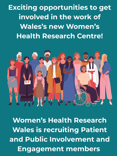 Recriwtio ar gyfer Ymchwil Iechyd Menywod Cymru!